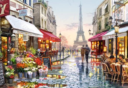 Castorland Flower Shop 1500 pcs Puzzle 1500 pz Città - 3