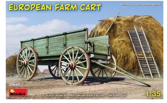 Miniart: 1/35 European Farm Cart (4/23) *