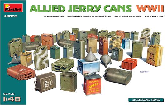 Miniart: 1/48 Allies Jerry Cans Set Wwii (3/23) *