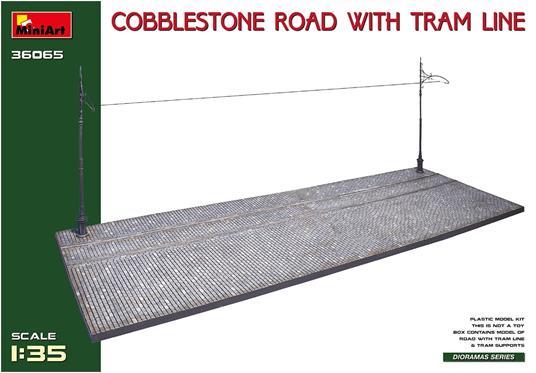 Miniart: 1/35 Cobblestone Road W/Tramline (3/23) *