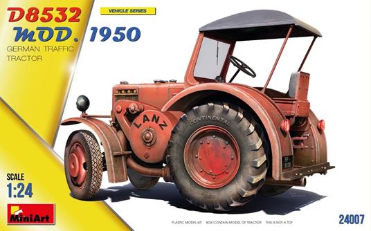 Miniart: 1/24 German Traffic Tractor D8532 Mod. 1950 (5/23) *