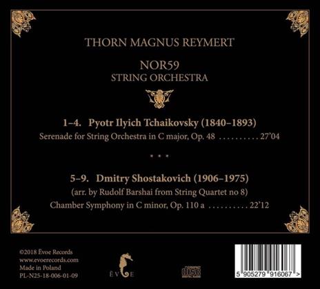 Shostakovich & Tchaikovsky - CD Audio di Nor59-Thorn Magnus Reymert - 2