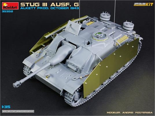 StuG III Ausf. G October 1943 Alkett Prod. Interior Kit - 2