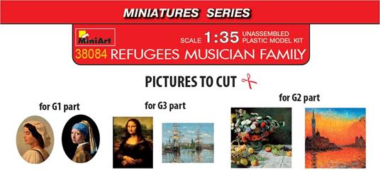 Refugees. Musician Family - 6