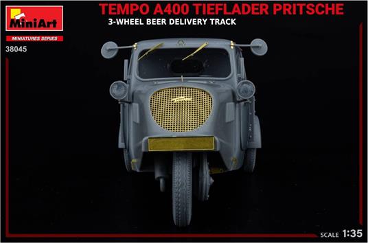 Tempo A400 Tieflader Pritsche 3-Wheel Beer Delivery Truck - 5