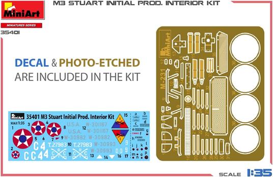 M3 Stuart Initial Prod. Interior Kit - 6
