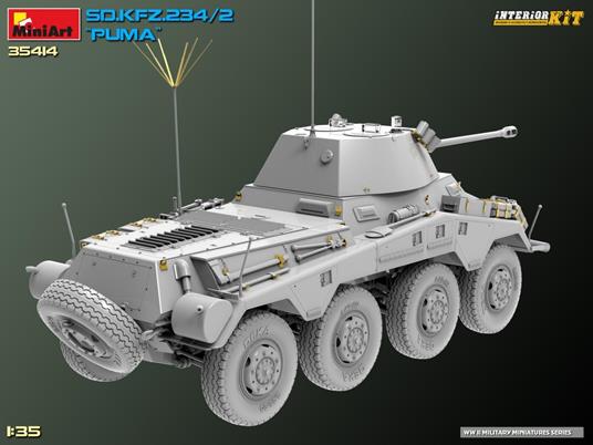 Sd.Kfz. 234/2 Puma. Interior Kit 100% Kit Con Un Alto Livello Di Dettaglio - 3