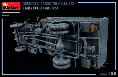 German 3t Cargo Truck 3,6-36s Early Prod. Pmq-Type - 4