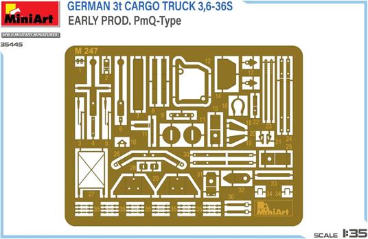 German 3t Cargo Truck 3,6-36s Early Prod. Pmq-Type - 6