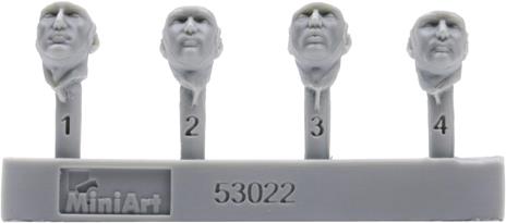 German Tank Riders Set 1. Resin Heads - 2