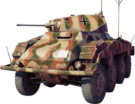 Sd.Kfz.234/2 with Luchs Turret. Interior Kit