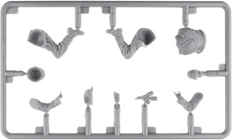 German Tank Riders Set 2. Resin Heads - 4