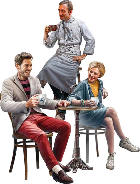 Modern Cafe Visitors Set #2