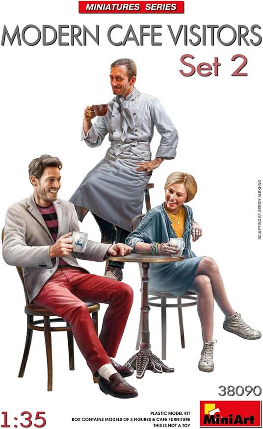 Modern Cafe Visitors Set #2 - 6