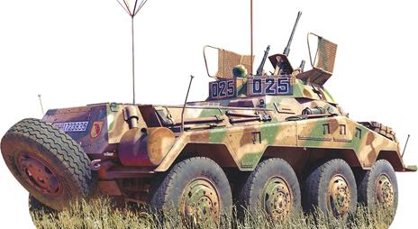 Sd.Kfz.234/1 Schwerer Panzerspähwagen (2 cm). Early Mod. Interior Kit