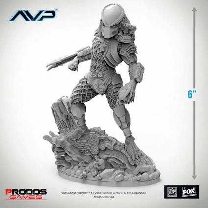 Alien Vs Predator. Jungle Hunter Statue 6 Inch