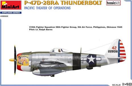P-47D-28RA Thunderbolt. Pacific Theater of Operations. Basic Kit - 2