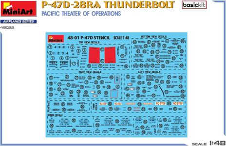 P-47D-28RA Thunderbolt. Pacific Theater of Operations. Basic Kit - 6