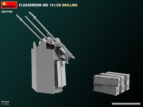 Flugabwehr-MG 151/20 Drilling Nuovo stampo - 4