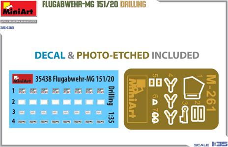 Flugabwehr-MG 151/20 Drilling Nuovo stampo - 6