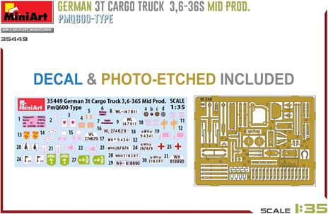 German 3t Cargo Truck 3,6-36S Mid Prod. PmQ600-Type - 3