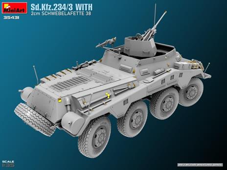 Sd.Kfz.234/3 with 2cm Schwebelafette 38. - 3