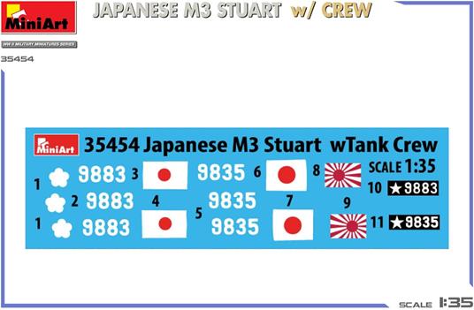 Japanese M3 Stuart w/ Crew - 2