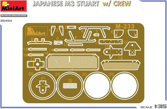 Japanese M3 Stuart w/ Crew - 3
