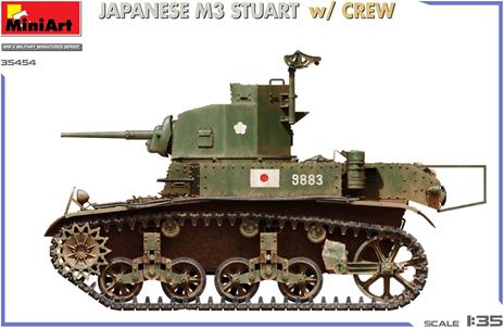 Japanese M3 Stuart w/ Crew - 4