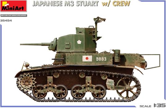Japanese M3 Stuart w/ Crew - 4