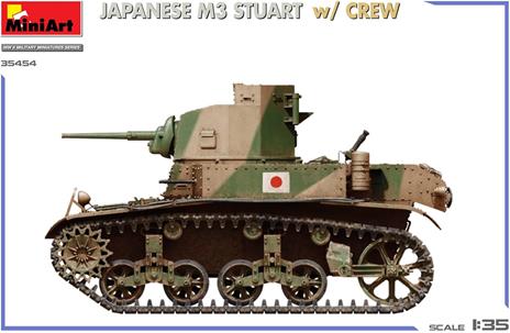 Japanese M3 Stuart w/ Crew - 5