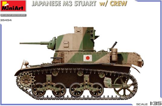 Japanese M3 Stuart w/ Crew - 5