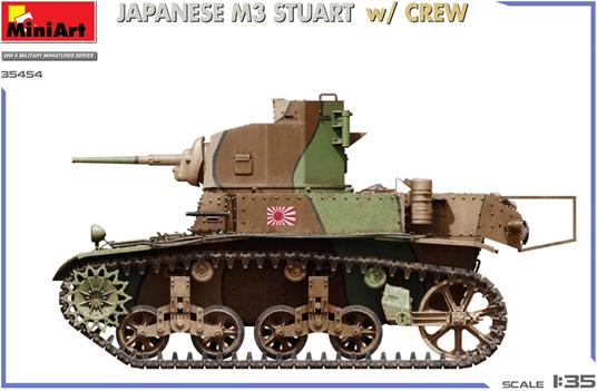 Japanese M3 Stuart w/ Crew - 6