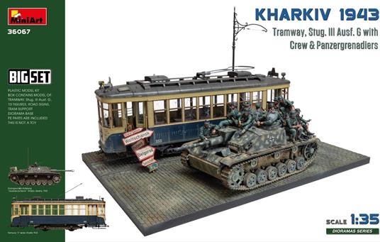 Kharkiv 1943: Tram & Stug. III Ausf. G w/Crew. Big Set - 2