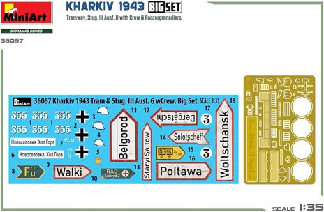 Kharkiv 1943: Tram & Stug. III Ausf. G w/Crew. Big Set - 3