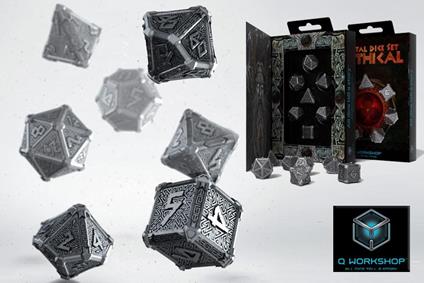 Mythical Metal Dice Set 7 Dadi In Metallo
