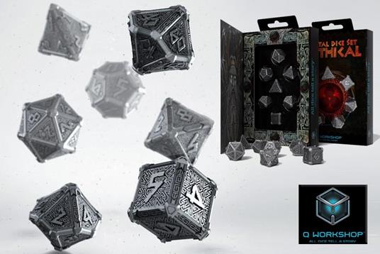 Mythical Metal Dice Set 7 Dadi In Metallo