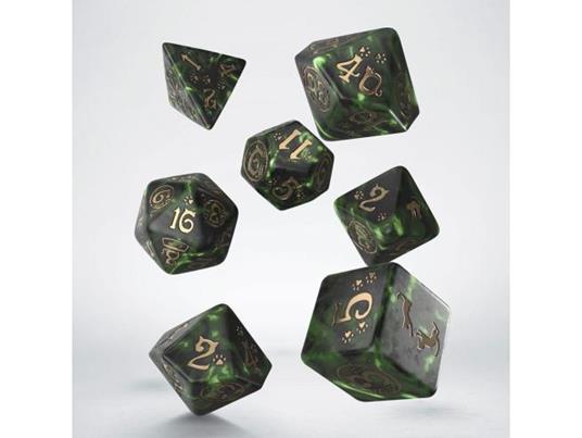 Cats Dice Set Pixel Q Workshop