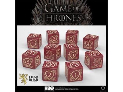 Il Trono Di Spade Dice Set Lannister 10xd6 (10) Q Workshop
