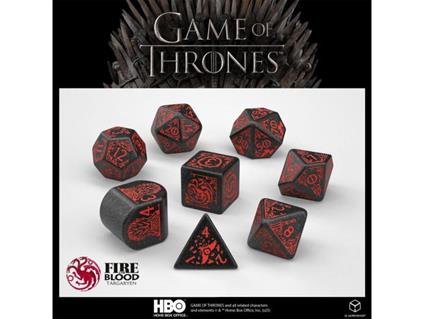 Il Trono Di Spade Dice Set Targaryen (8) Q Workshop