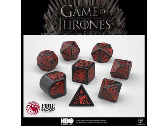 Il Trono Di Spade Dice Set Targaryen (8) Q Workshop