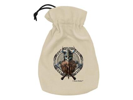 Anne Stokes Dice Pouch Viking Skull Q Workshop