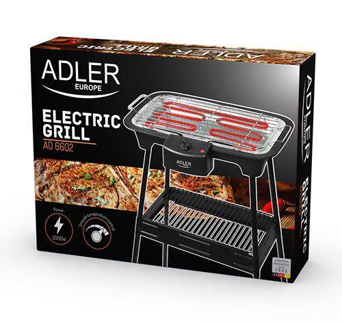 Adler AD 6602 2000 W Grill Elettrico Da tavolo Nero - 3