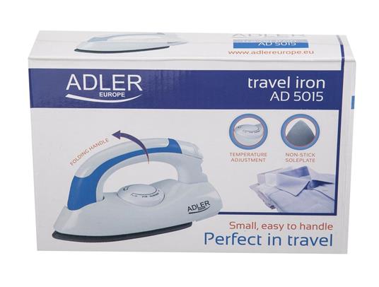 bianco/blu colore Adler AD 5015-Piastra da viaggio 
