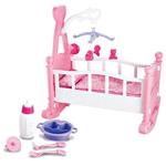 Bambole-Birby, culla con accessori per bambole-Hungary Toy-Etan 3+
