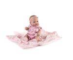 Berbesa Bambola Pagliaccetto Rosa con Plaid cm. 42