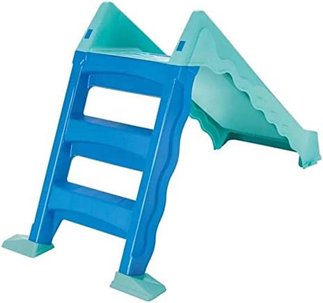 Scivolo Bambini da 2 anni Giardino di casa giochi Interno età interni esterni plastica gradini Esterno Grande cm resistente max (Piccolo) - 2