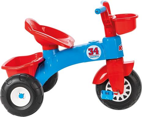 Triciclo Bambino1 Anno 2 Anni Triciclo Bambini 1 Anno Maschio e Femmina Rosso Misure Montato 59 x 46 x 47,5 cm - 2