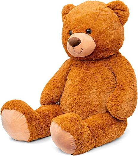 Peluche Orsacchiotto Orso Gigante 130 cm di XXL Teddy Morbido Orsetto Bear Regalo Compleanno Bambini da Marrone Natale Altezza 130 cm - 2