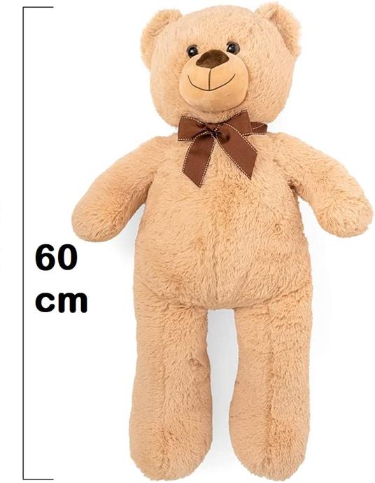 Orso Peluche Gigante 60 cm Orso Peluche gigante San Valentino Orso Peluche Gigante Con Cuore Altissima Qualita'' Modelli Assortiti Offerta